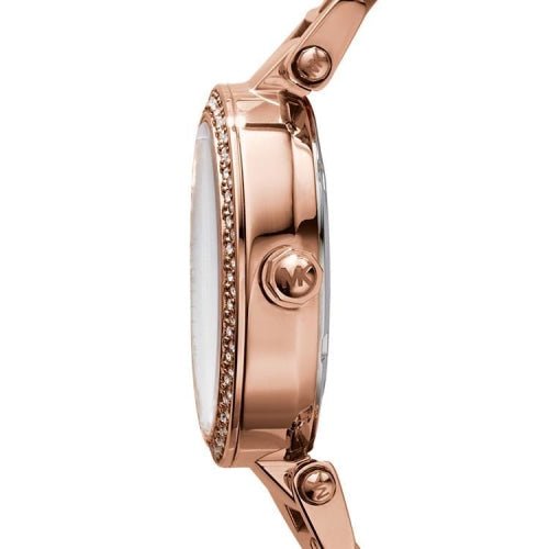 Michael Kors Ladies Mini Parker Rose Gold Stainless Steel Watch - MK5616 - Image 2